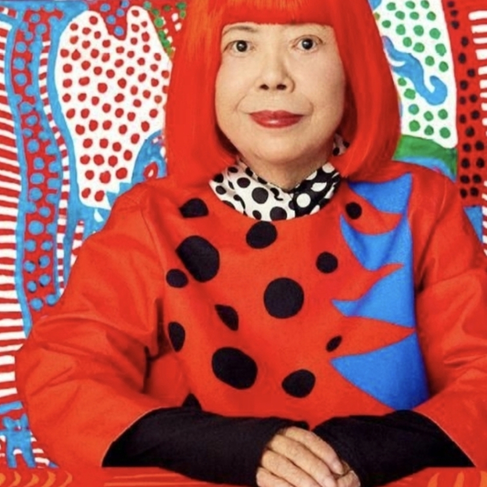 Yayoi Kusama Plush Doll Key Chain - Picture 3 of 4